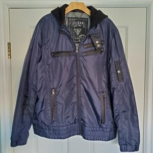 Guess nylon bomber jacket.
